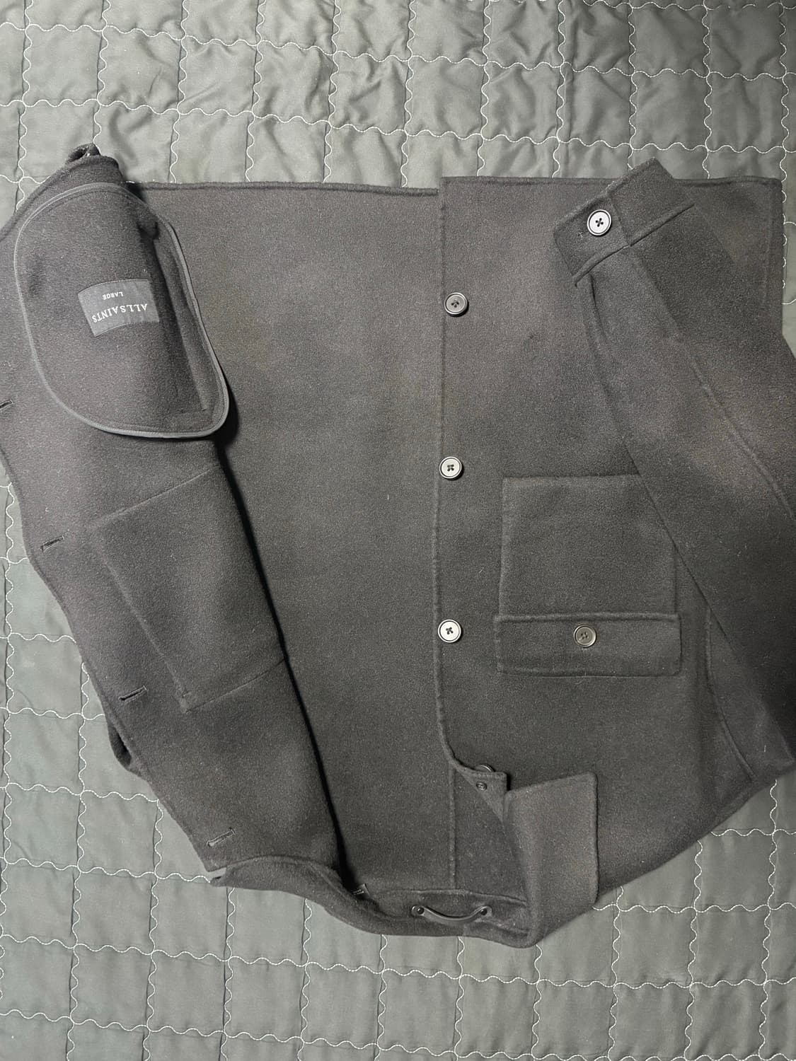 올세인츠 브로데릭 울 자켓 L 사이즈 팝니다. 상품이미지5