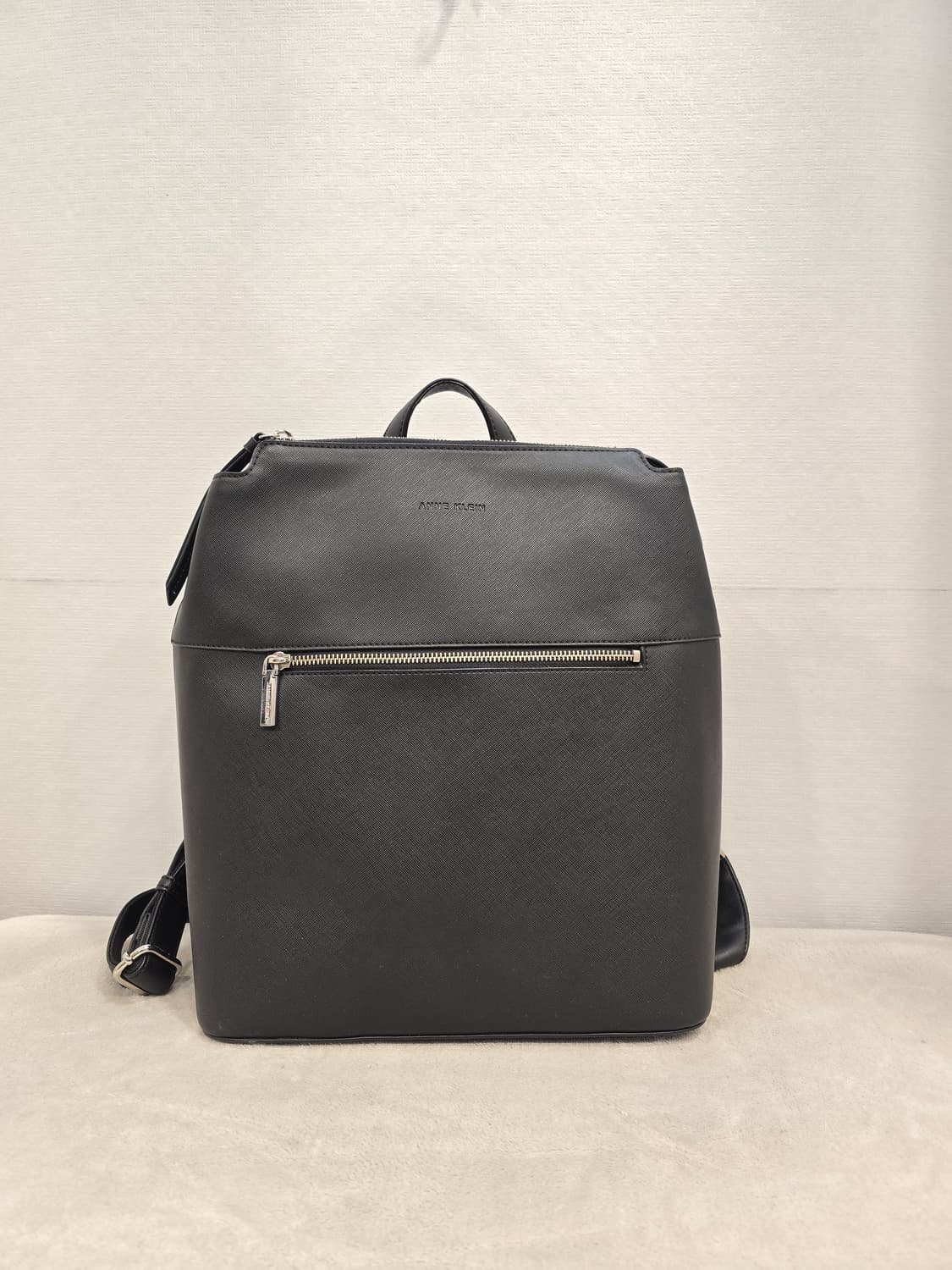 거의새거) 앤클라인 블랙 가죽 백팩 상품이미지1