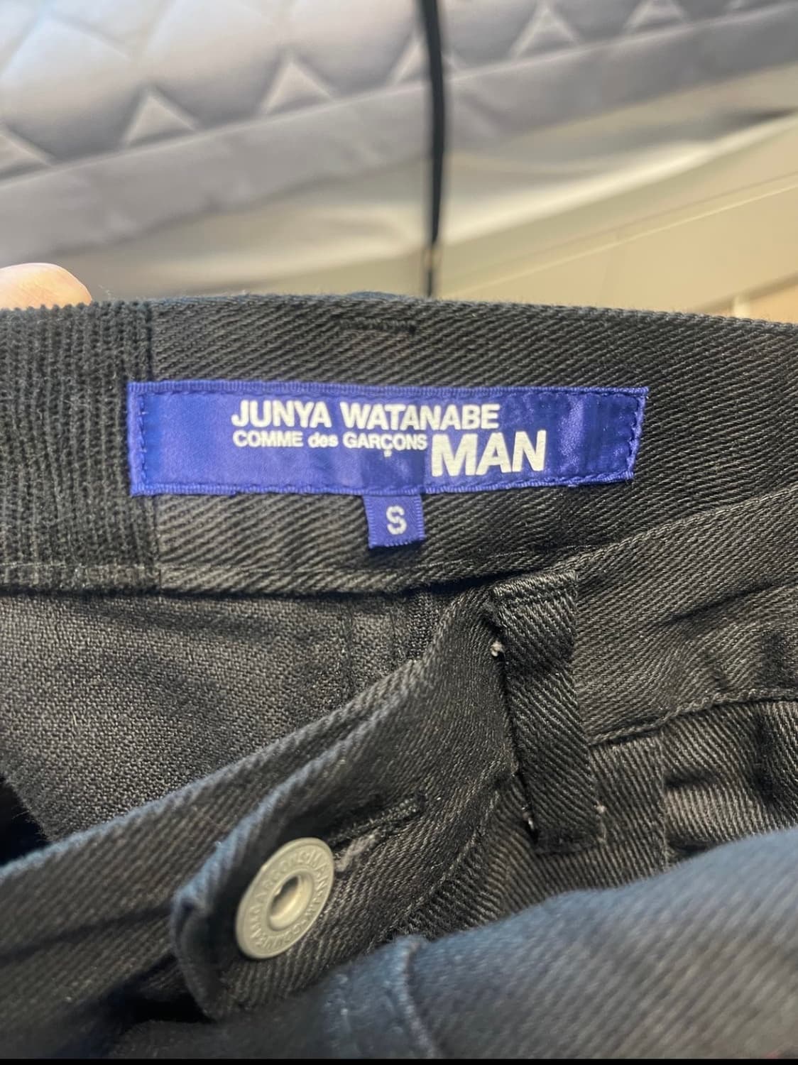 준야와타나베 꼼데가르송 패치워크 팬츠 패치진 S 상품이미지3
