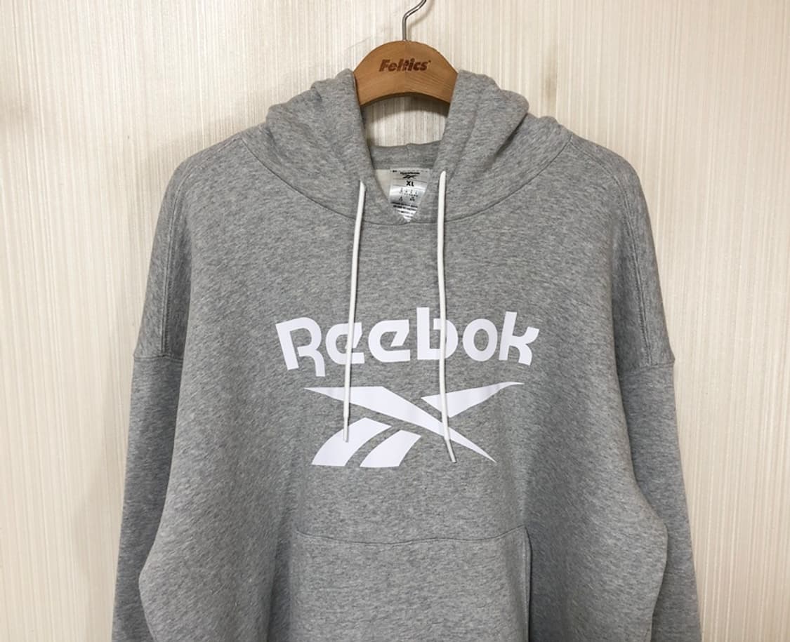 리복 빅로고 플리스 후드티셔츠 XL(해외) 상품이미지2