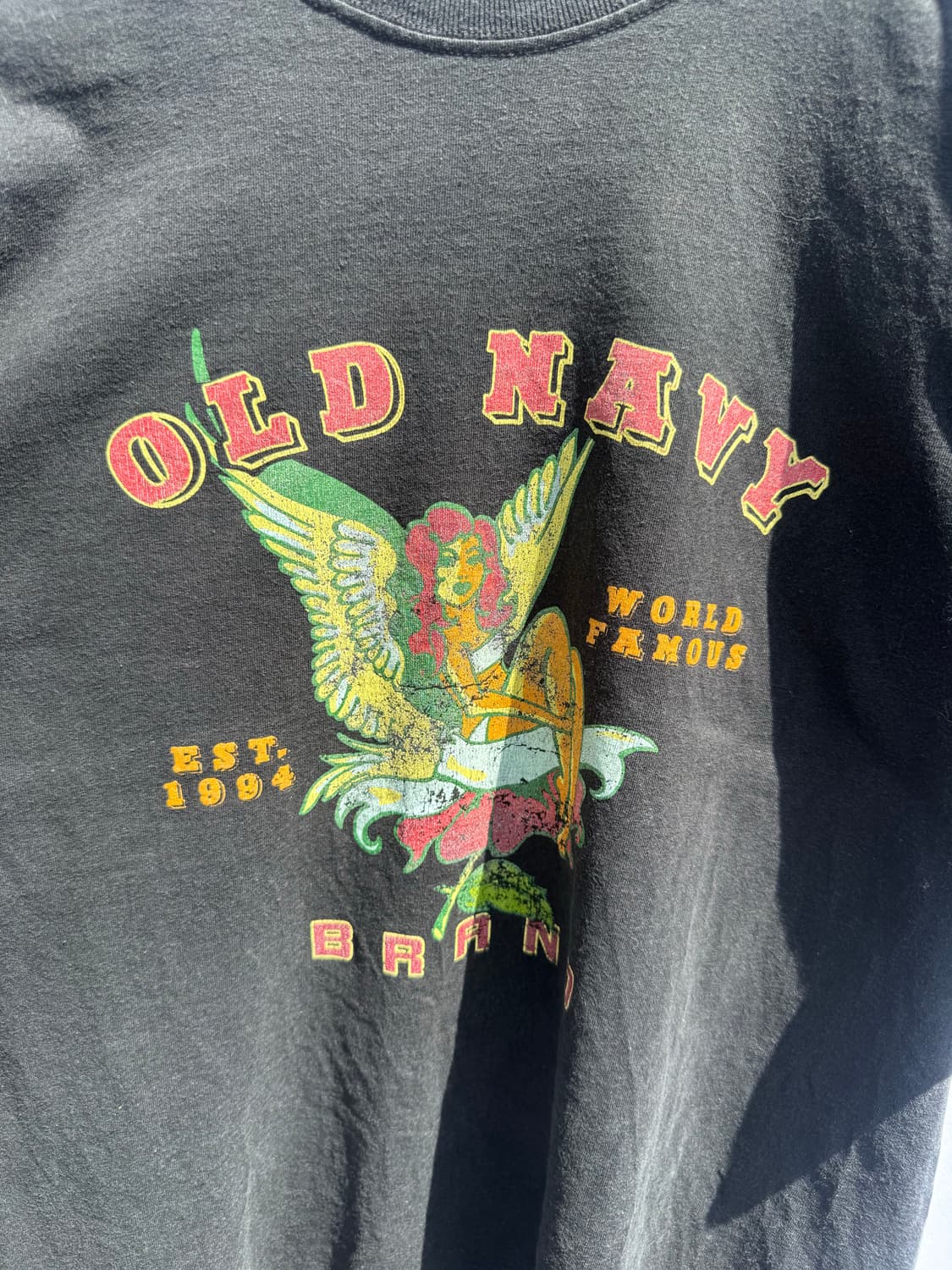 90s Old Navy World Famous 빈티지 티 L 상품이미지2