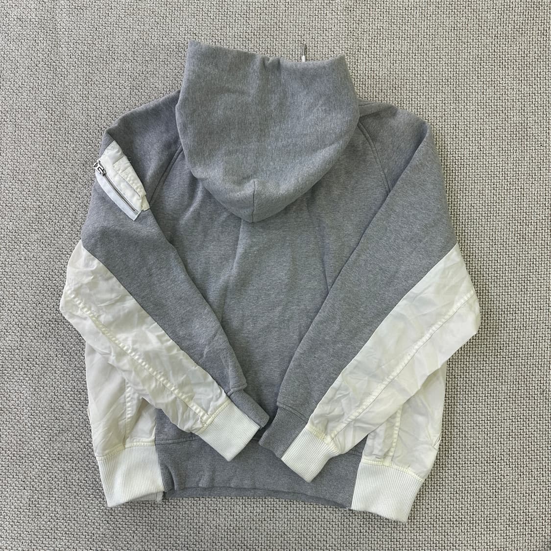 M 나이키 배색 후드티 0403D 상품이미지4