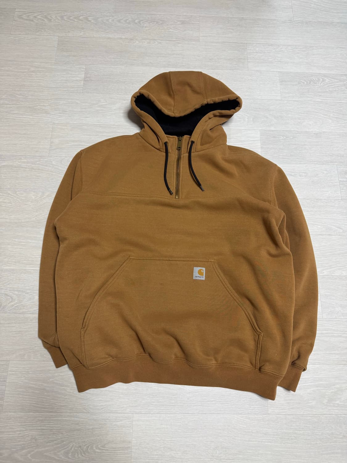칼하트 빈티지 하프집업 후디 상품이미지1