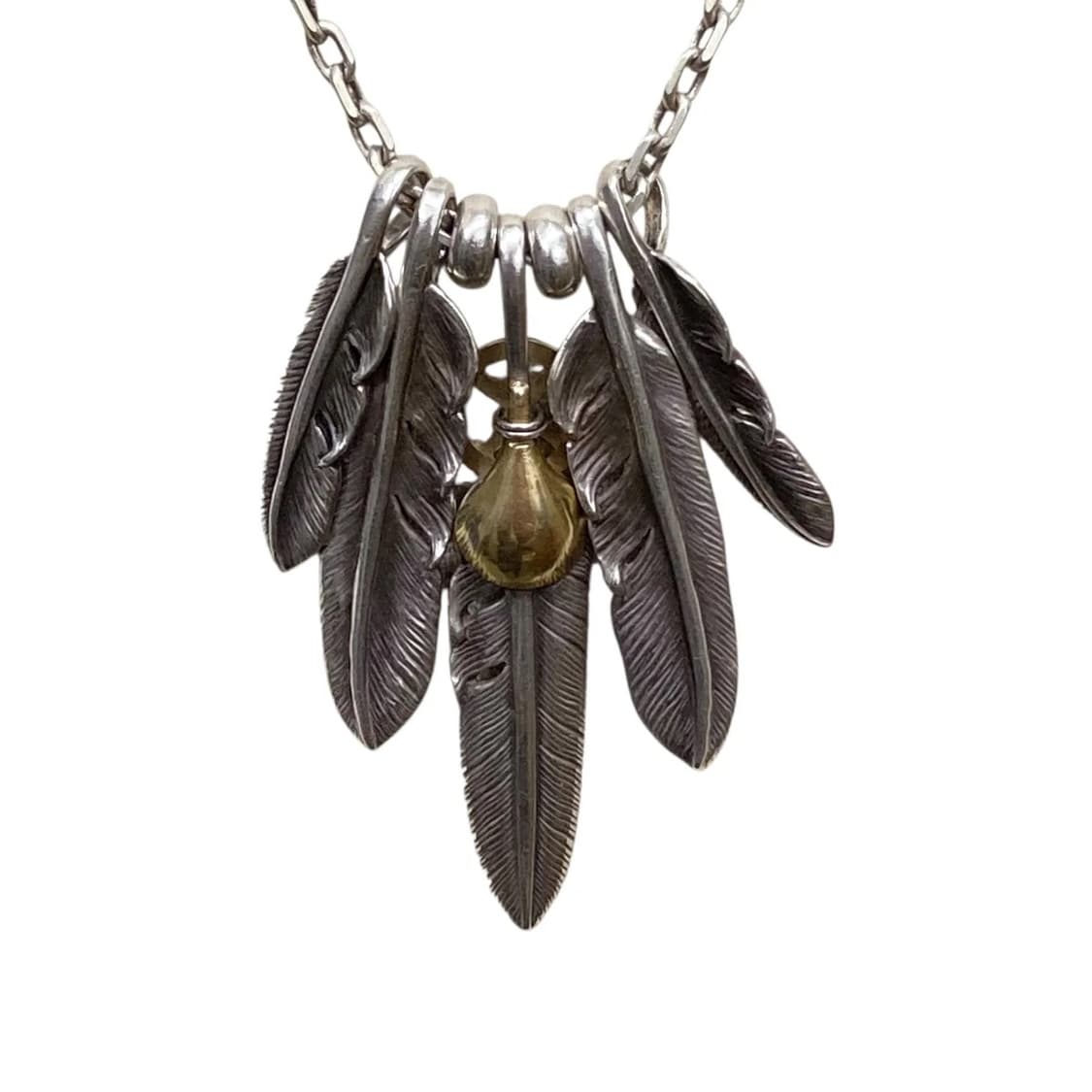Tady & King 휠 깃털×패더×휠 목걸이   상품이미지2