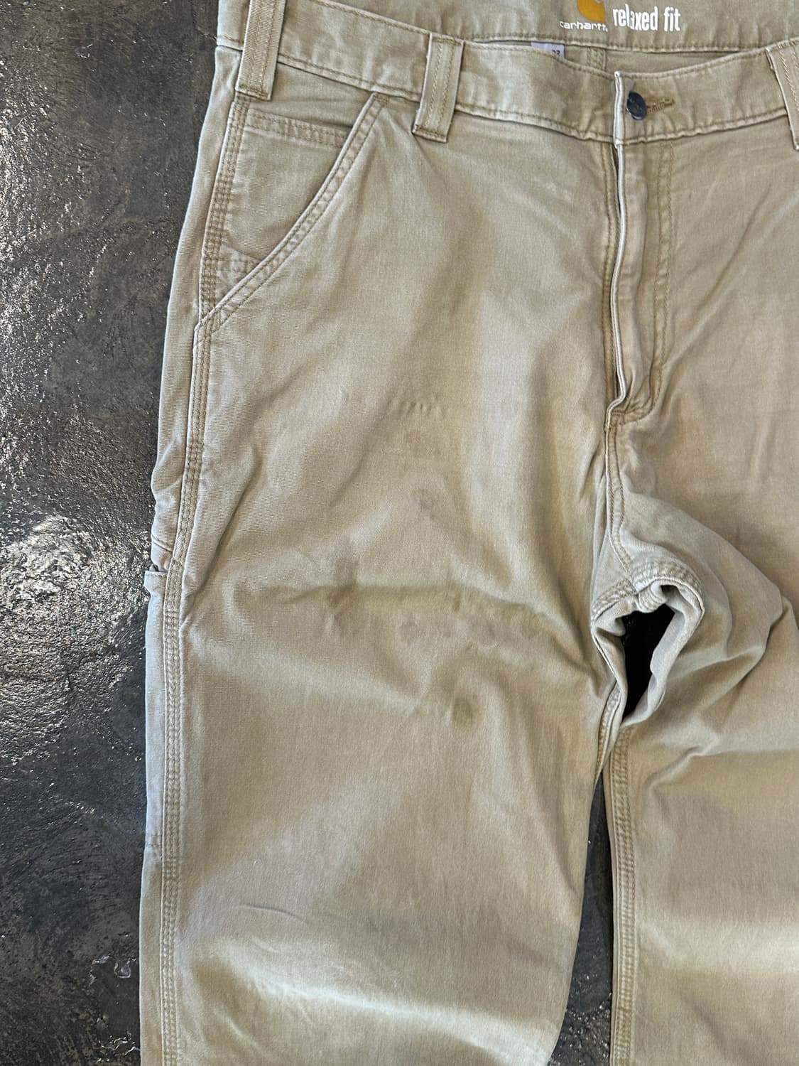 칼하트 릴렉스핏 워크팬츠 34X32 상품이미지3