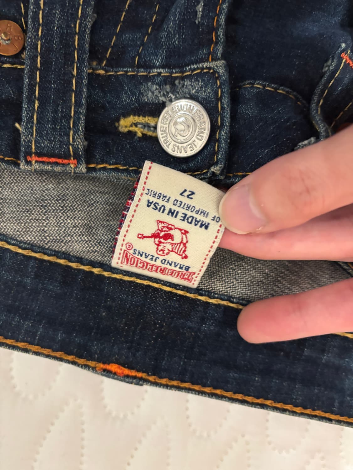 트루릴리전 Joey 부츠컷 데님 made in usa 상품이미지5