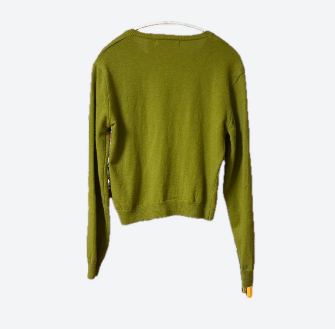 런던레이스 캐시 라운드니트가디건 올리브 니트가디건 상품이미지5