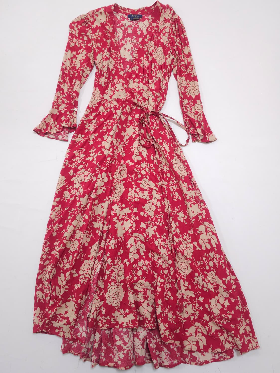 폴로 플로랄 맥시 랩 원피스 상품이미지3