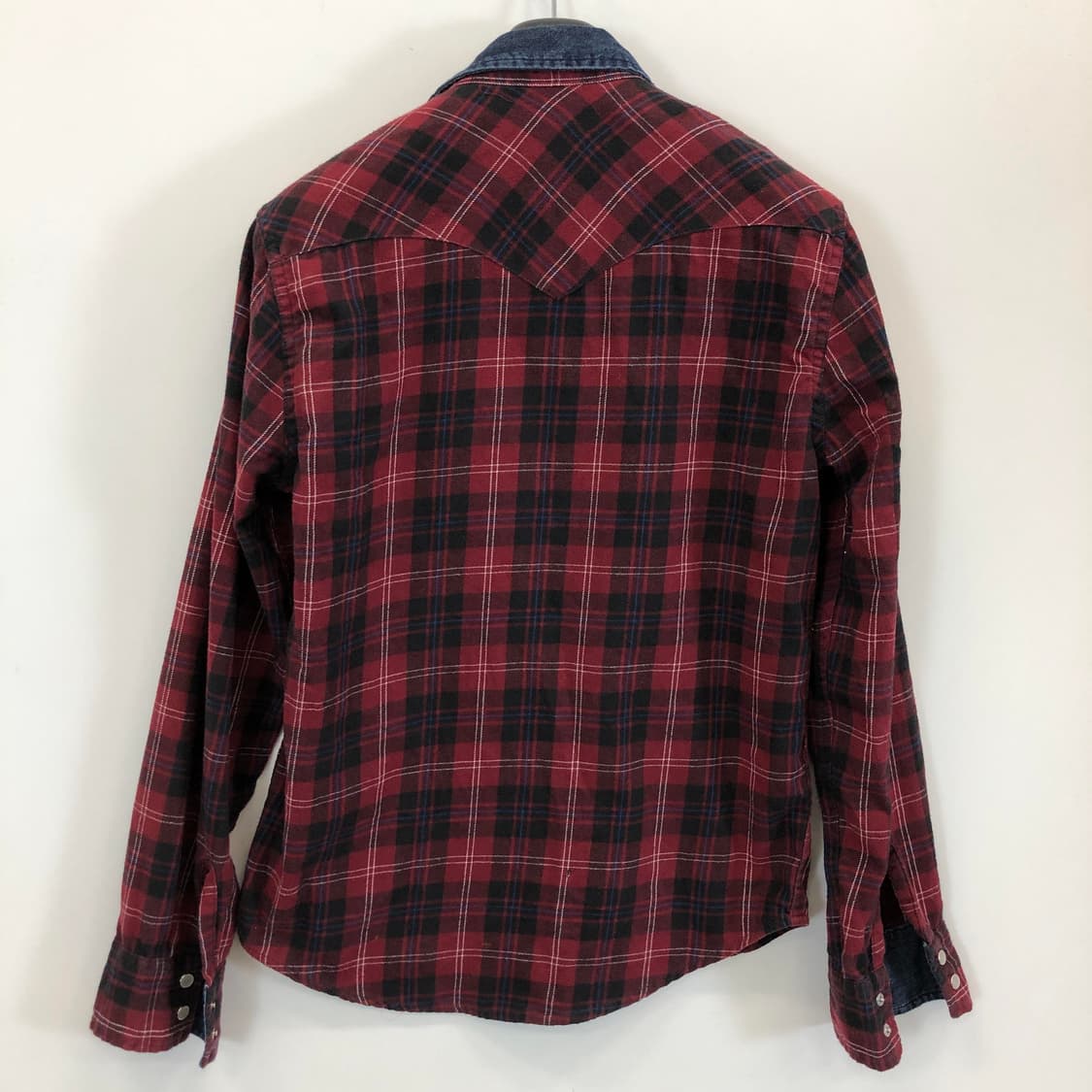 리바이스 웨스턴 데님카라 포켓셔츠 S 상품이미지4