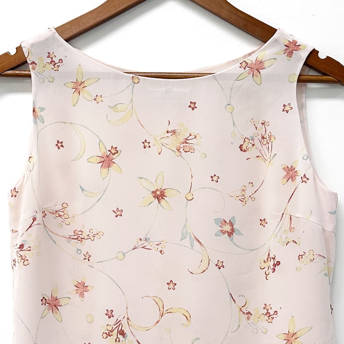 지방시 폴리 플라워 민소매 블라우스 슬리브리스 나시 핑크 38 상품이미지2