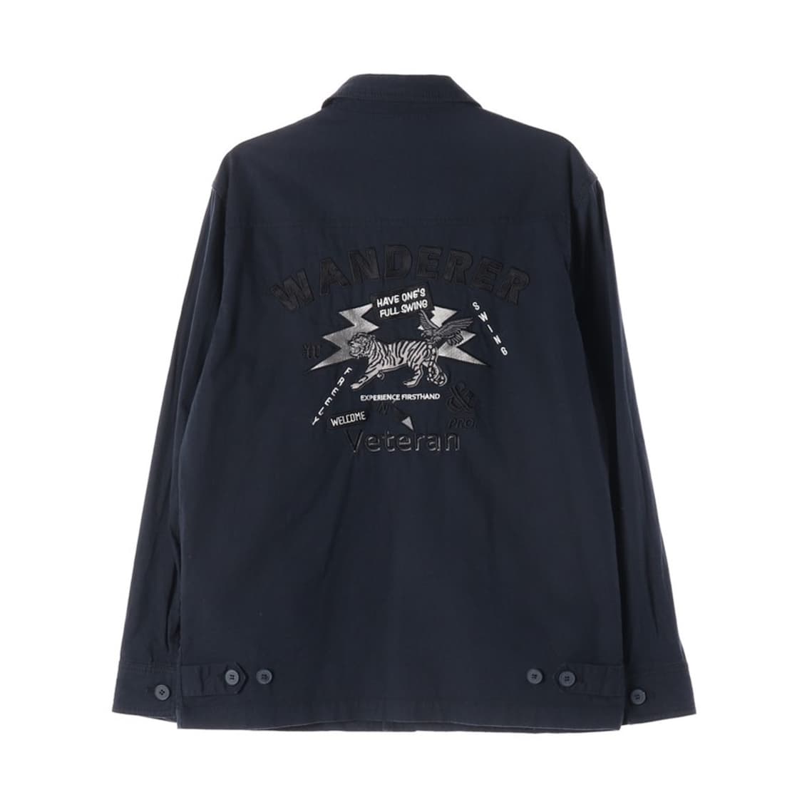 프랭크스톤 VETERAN 패치 워크 셔츠 자켓 M 상품이미지2