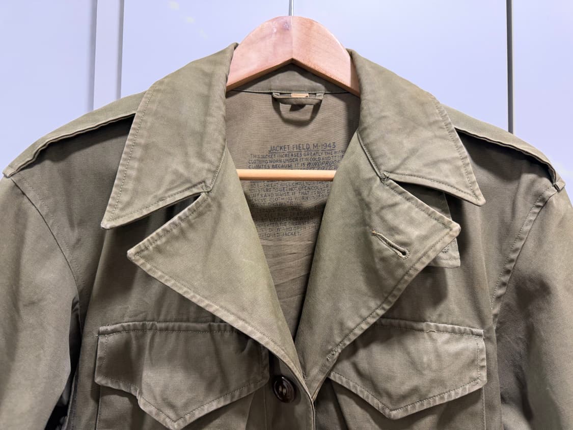 (레어) 미군 M43 필드자켓 34숏(105) 상품이미지3