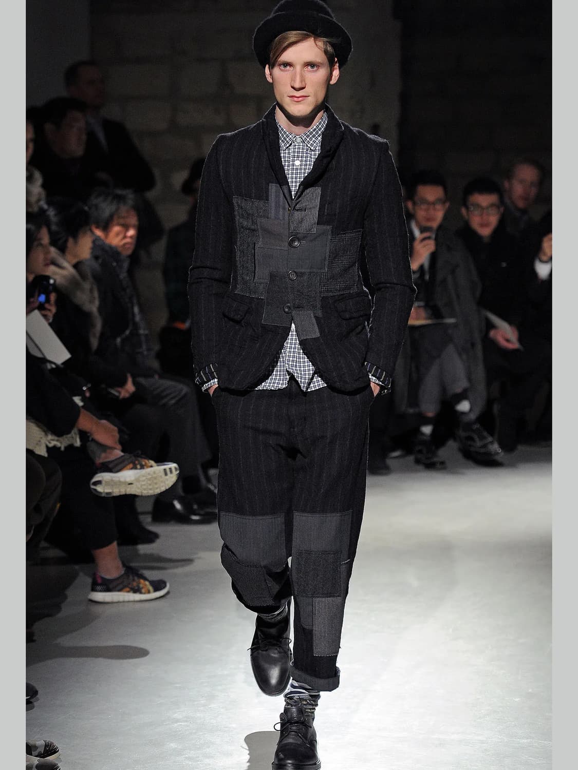 준야 와타나베 축융 울 패치워크 팬츠 상품이미지3