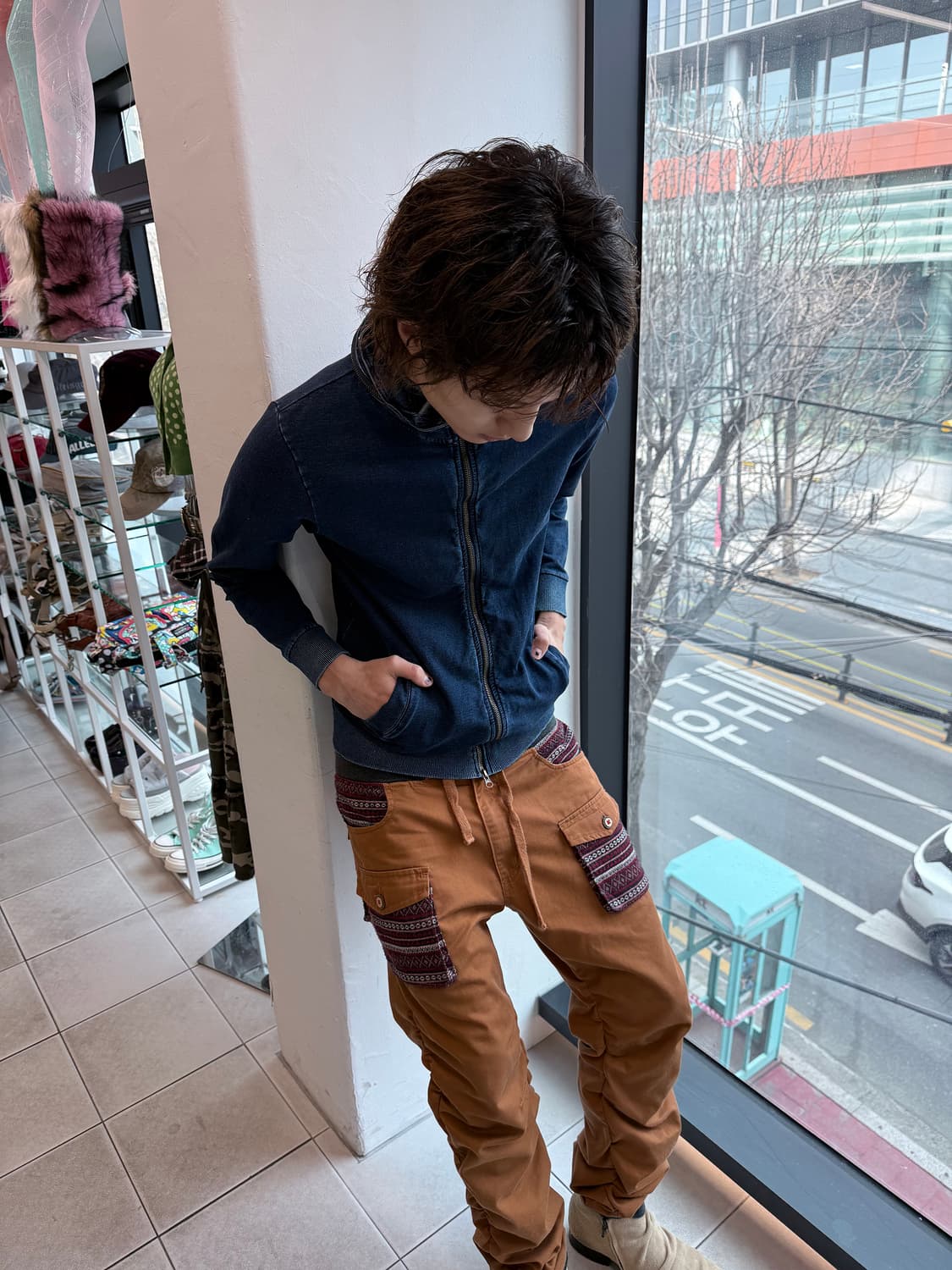 ethnic shirring pants 상품이미지4