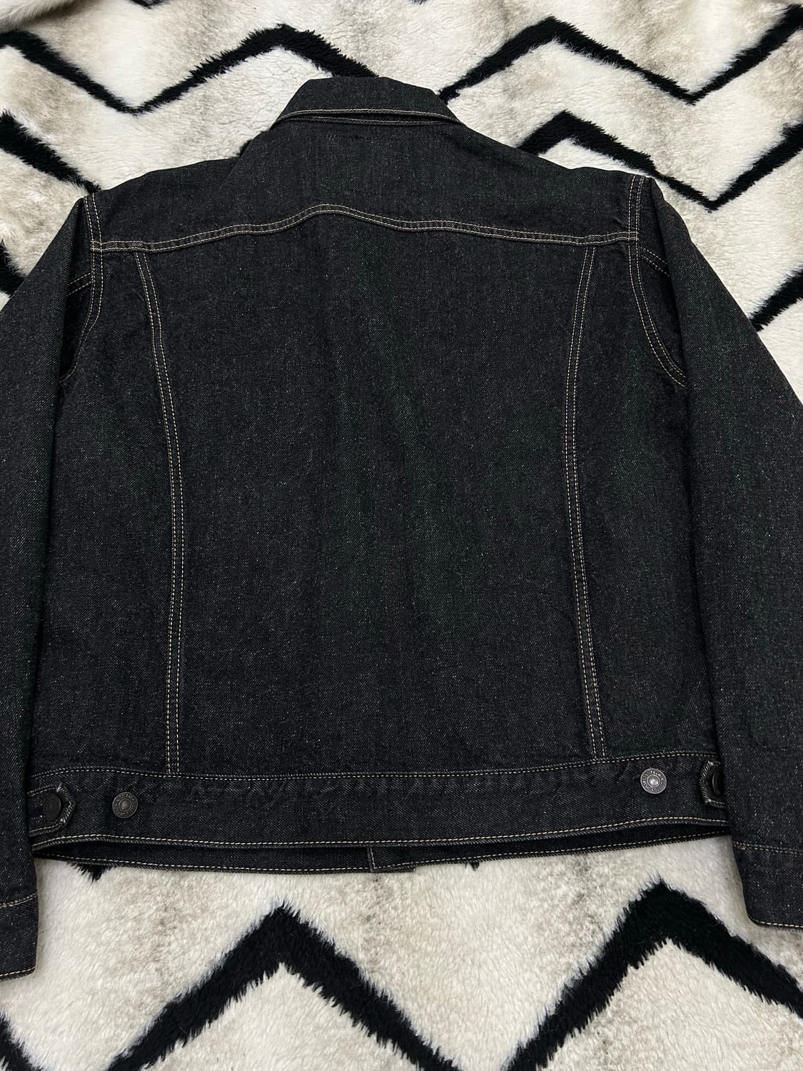 [XL]EDWIN 재팬 80s 클래식 데님 자켓/흑청 상품이미지4