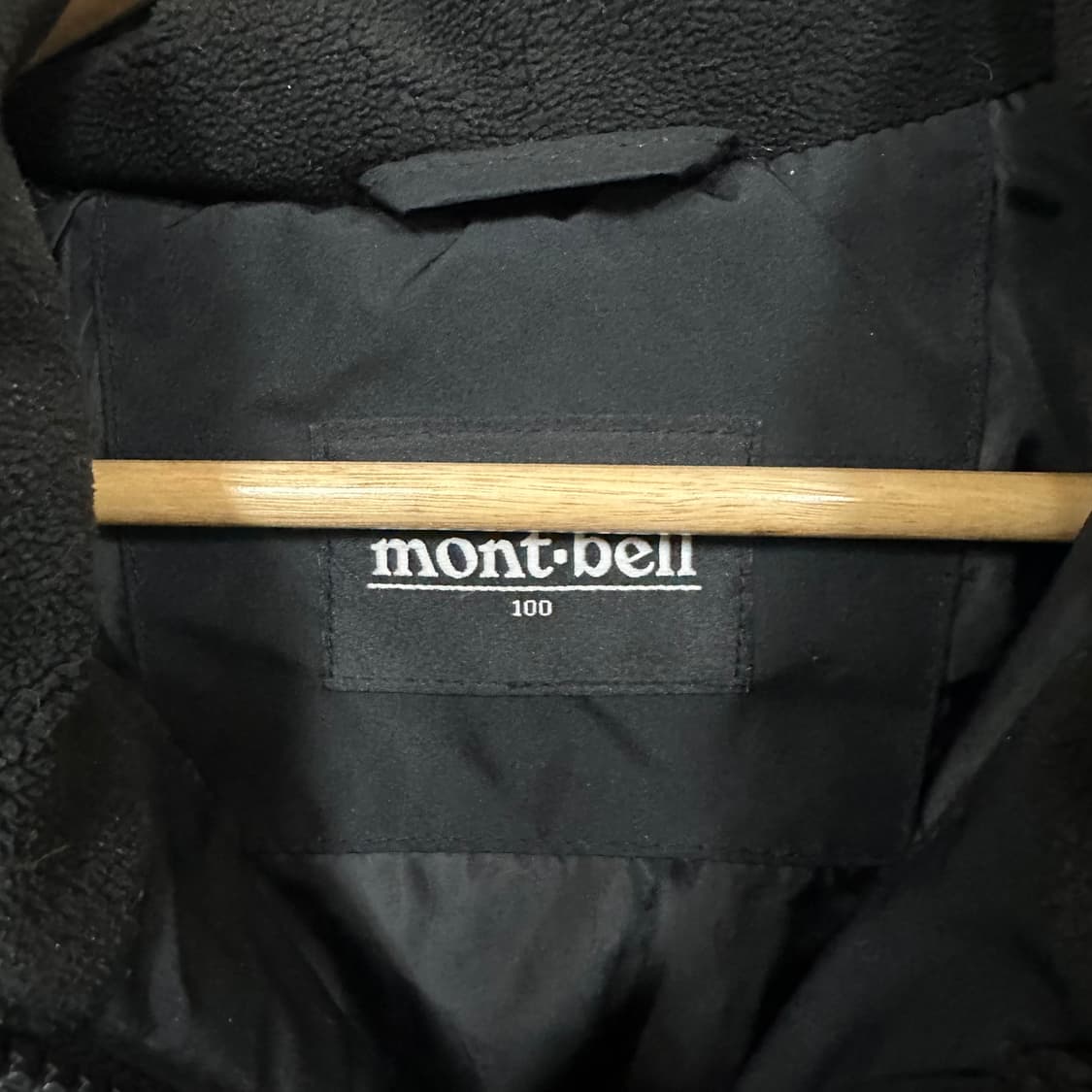 몽벨 블랙패딩점퍼L 상품이미지3