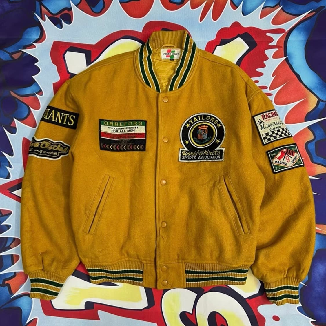 일본 빈티지 울 바시티 자켓 상품이미지1