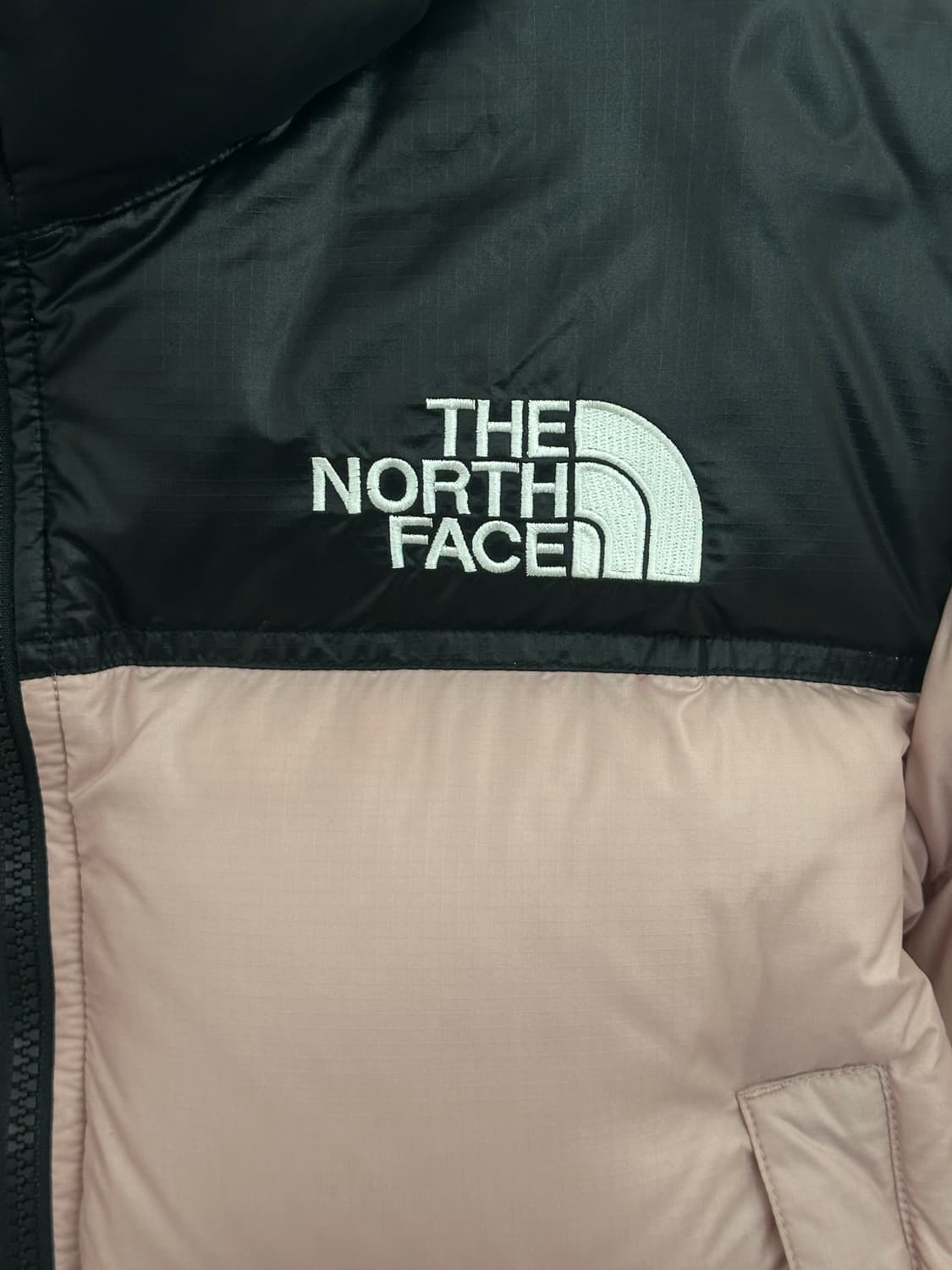 노스페이스 눕시 연핑크 크롭 덕다운 M 상품이미지2