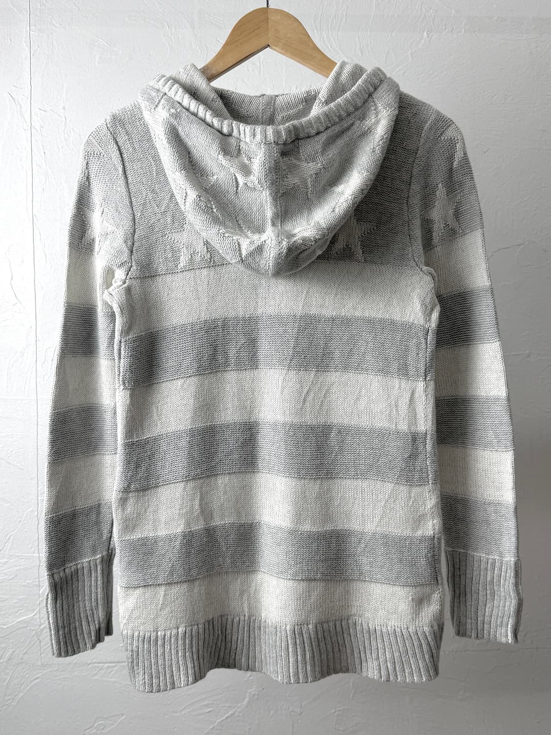 에디바우어 별 니트 후드 집업 상품이미지5