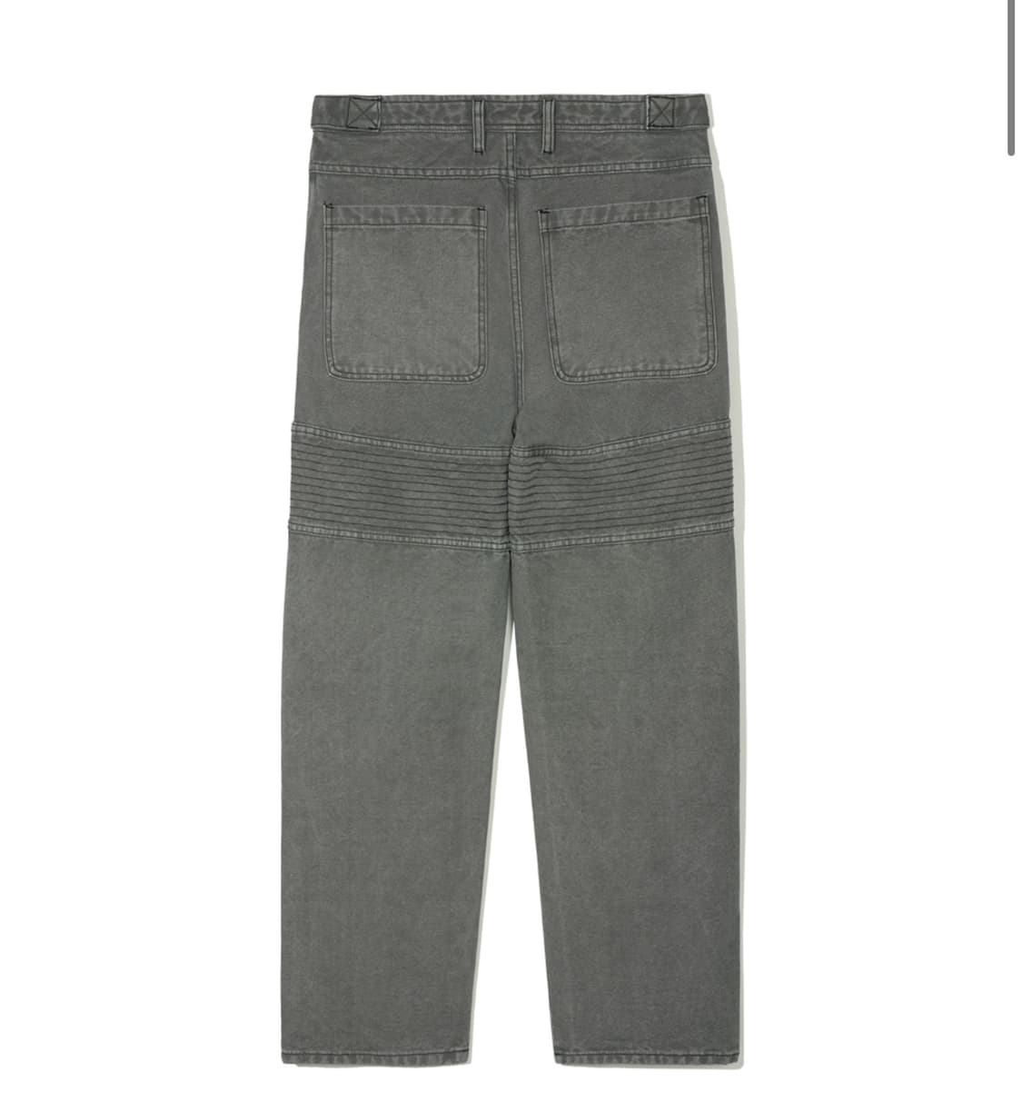 INCISION OVERSIZE DENIM PANTS LIGHT GRAY 상품이미지3