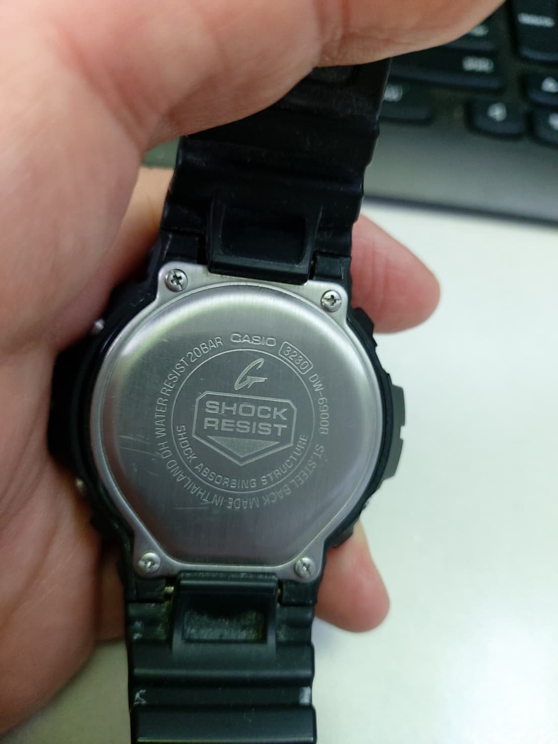 블랙 색상의 카시오 지샥 남성 시계 상품이미지3