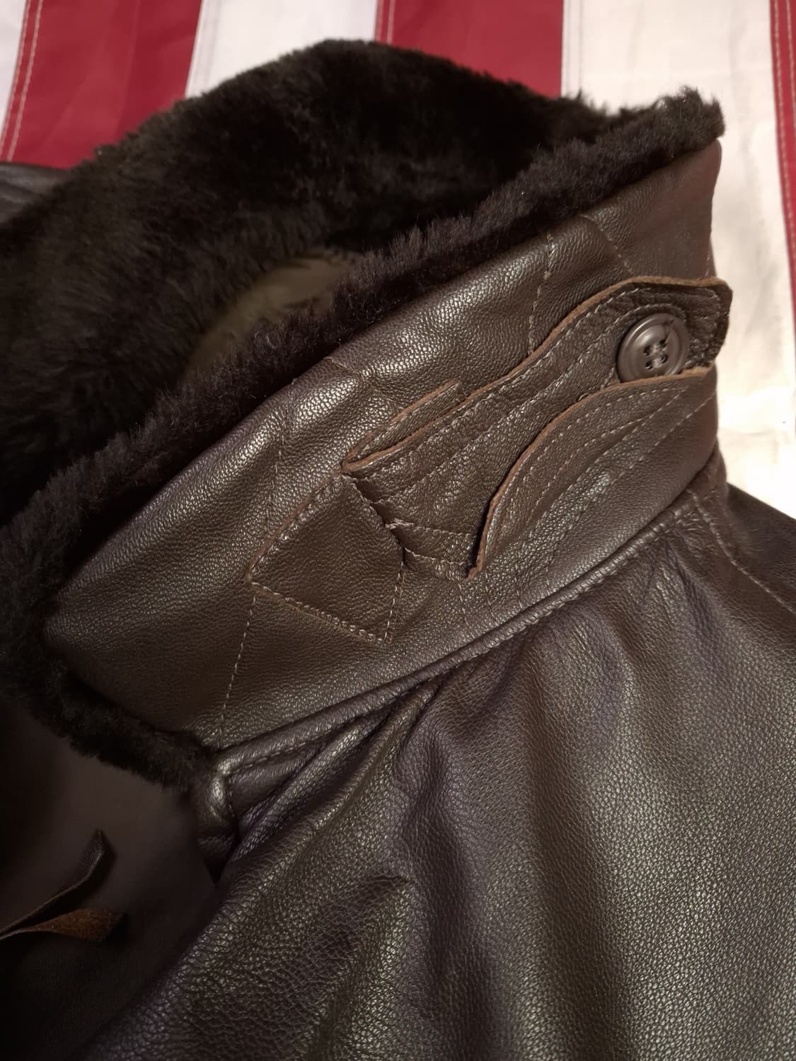 오리지날 미국제조 쿠퍼 미해군 G-1 리얼레더 항공점퍼 상품이미지7