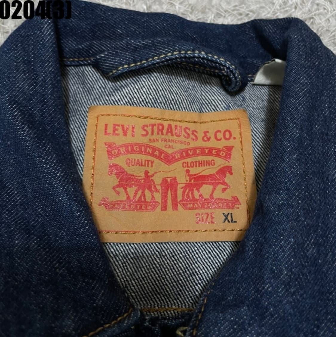 리바이스 데님 청자켓 상품이미지3