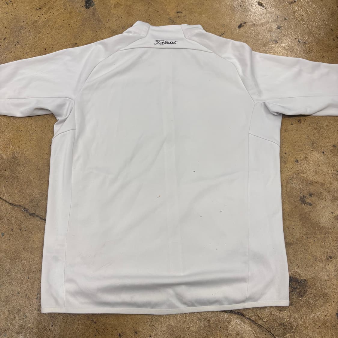 [정품/L] 타이틀리스트 화이트 골프 집업자켓 b10 상품이미지4