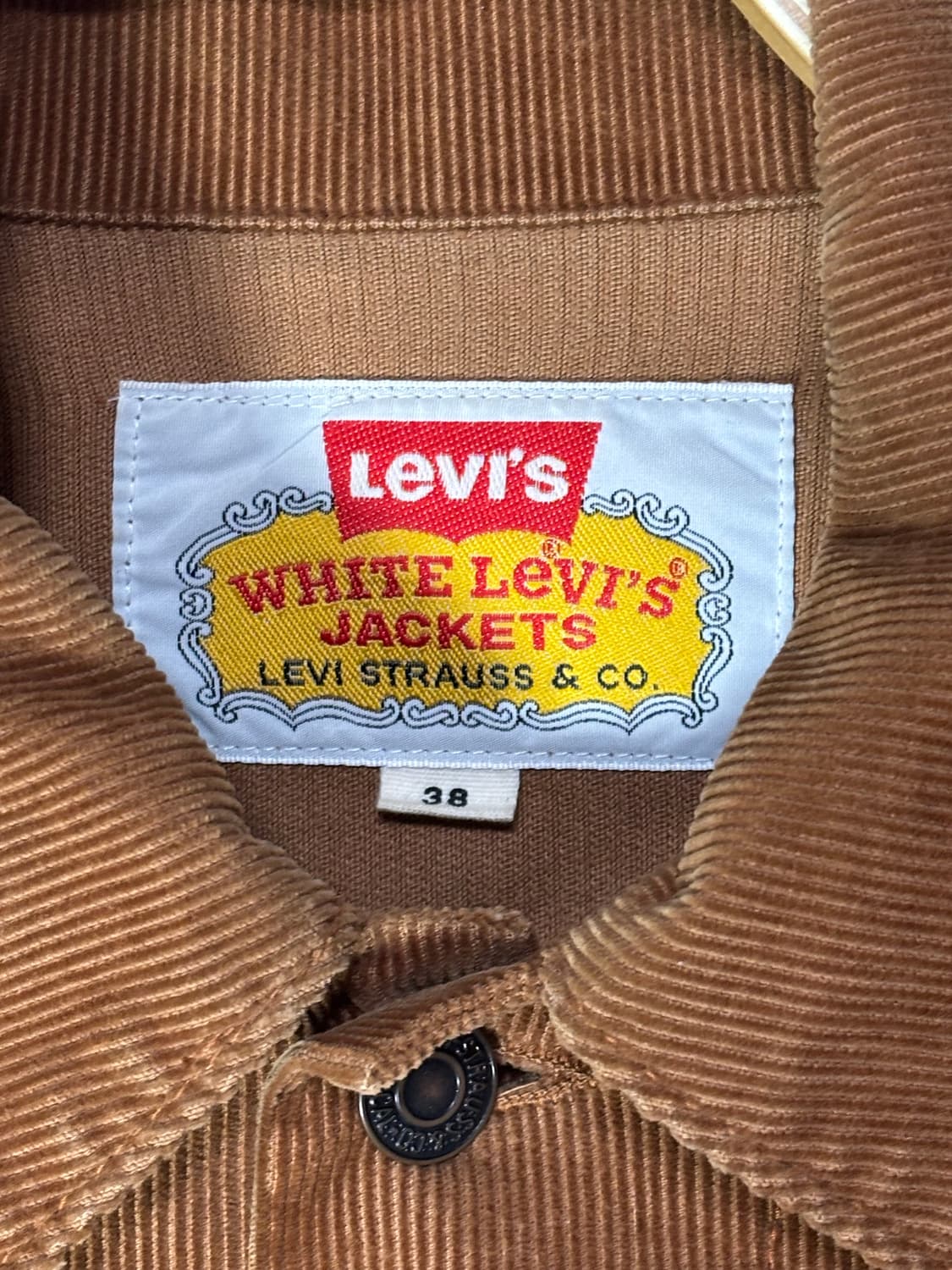 90s Levi's 리바이스 빈티지 코듀로이 자켓 브라운 상품이미지7