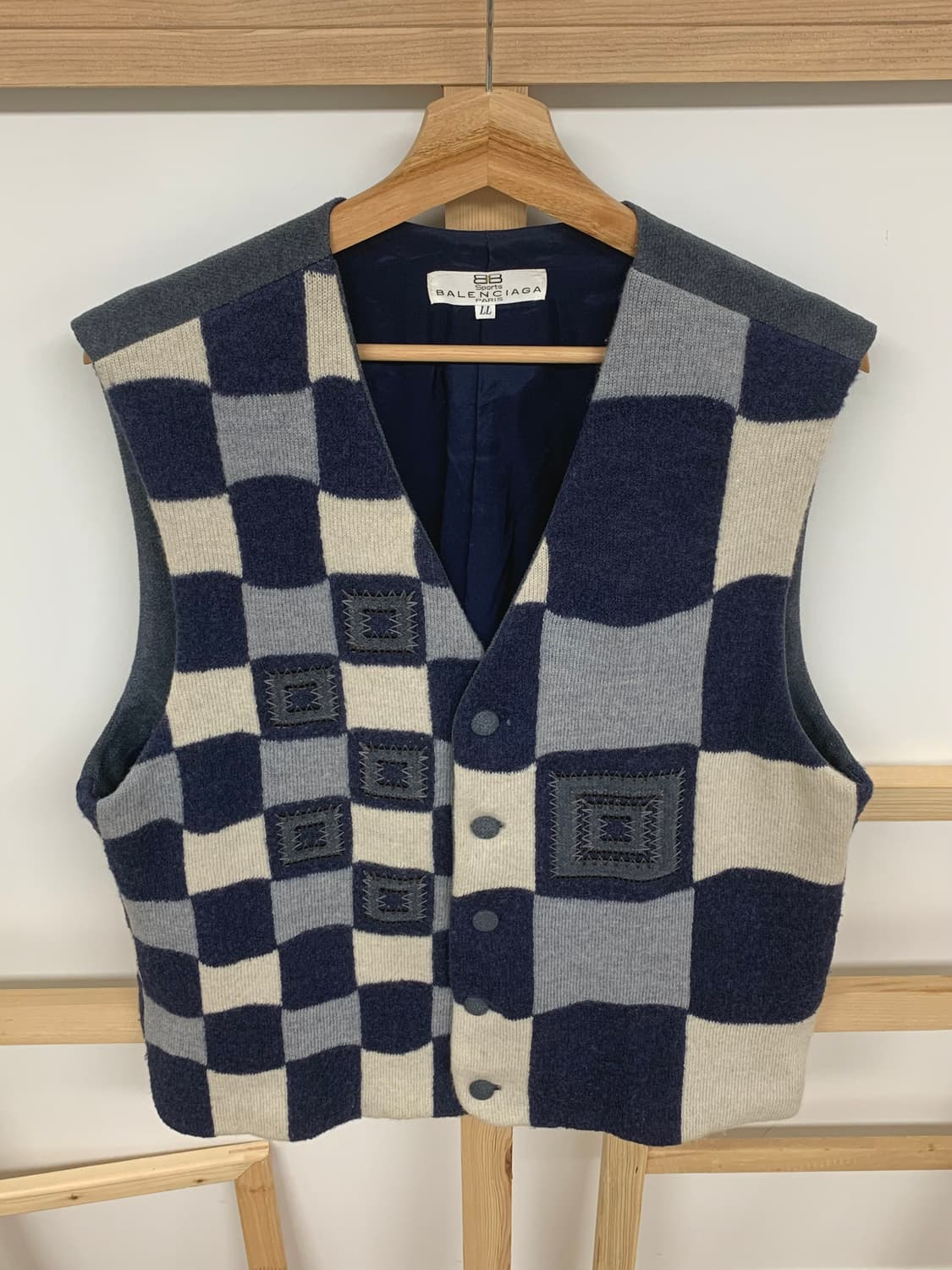 발렌시아가 스포츠 니트 베스트 상품이미지2