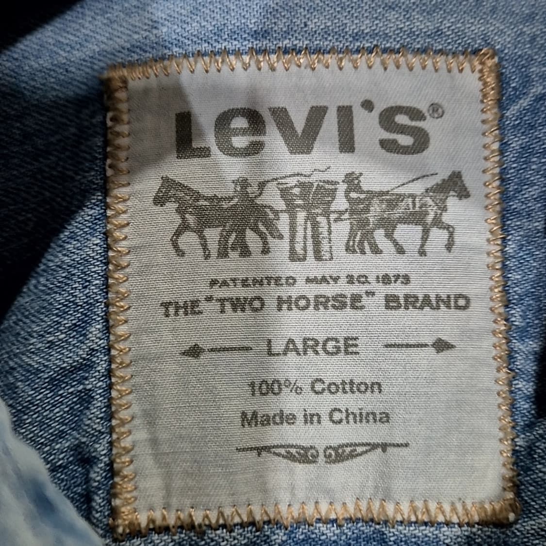 리바이스 데님 셔츠 상품이미지4