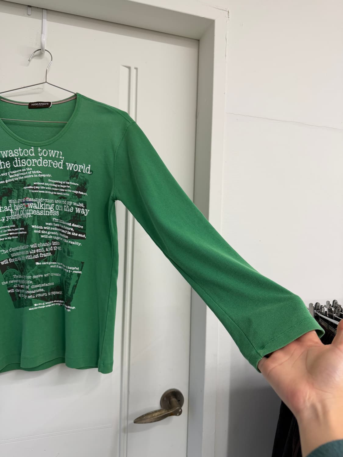 일본빈티지 레터링 롱슬리브 상품이미지7