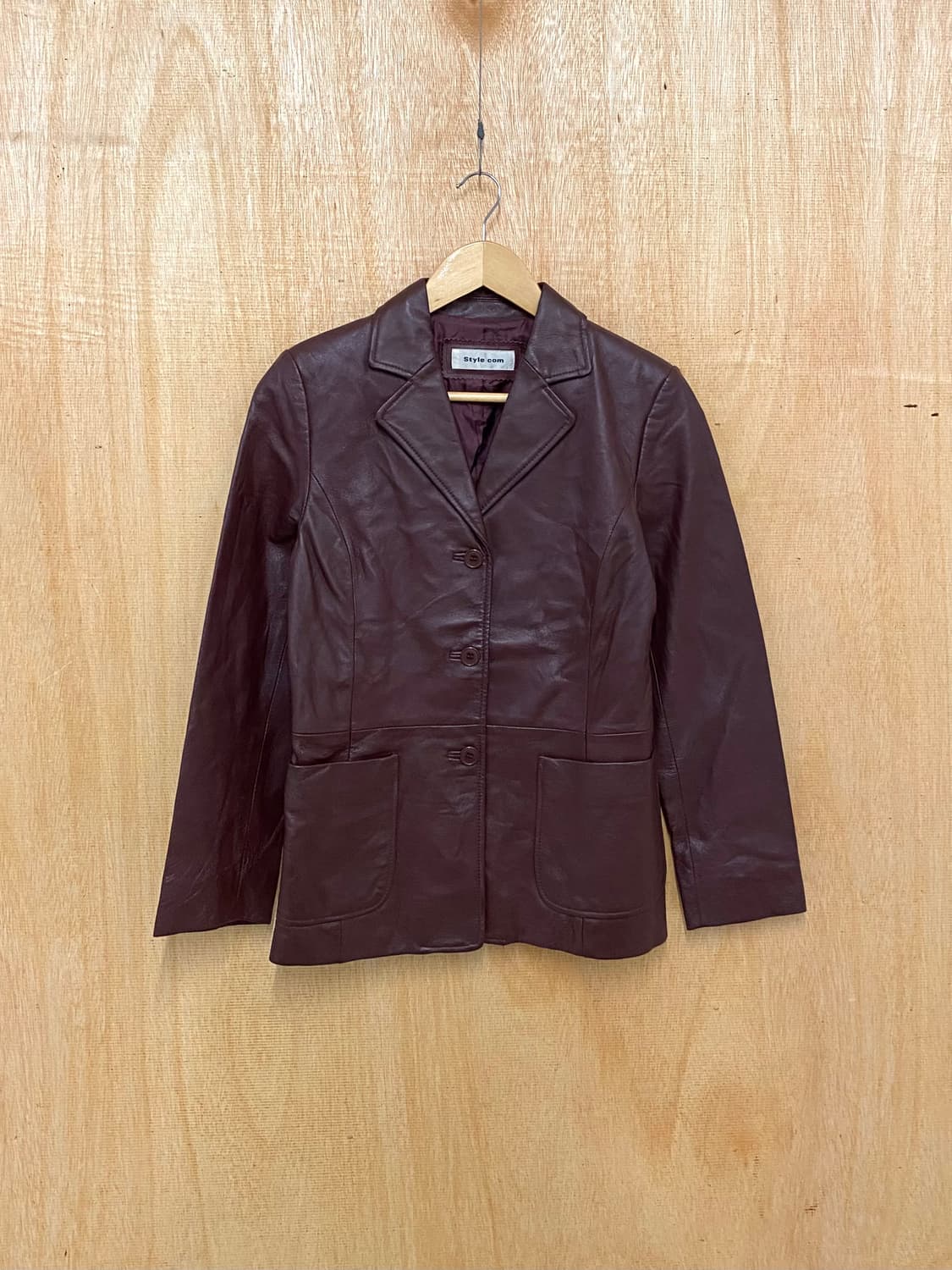 VTG leather jacket 빈티지 레더 블레이저 자켓 상품이미지1