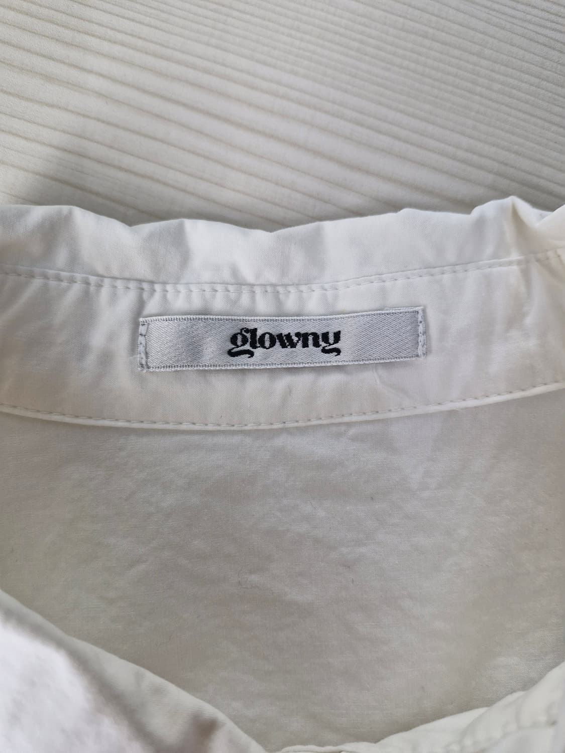 글로니(GLOWNY) 대디 셔츠 화이트 상품이미지8