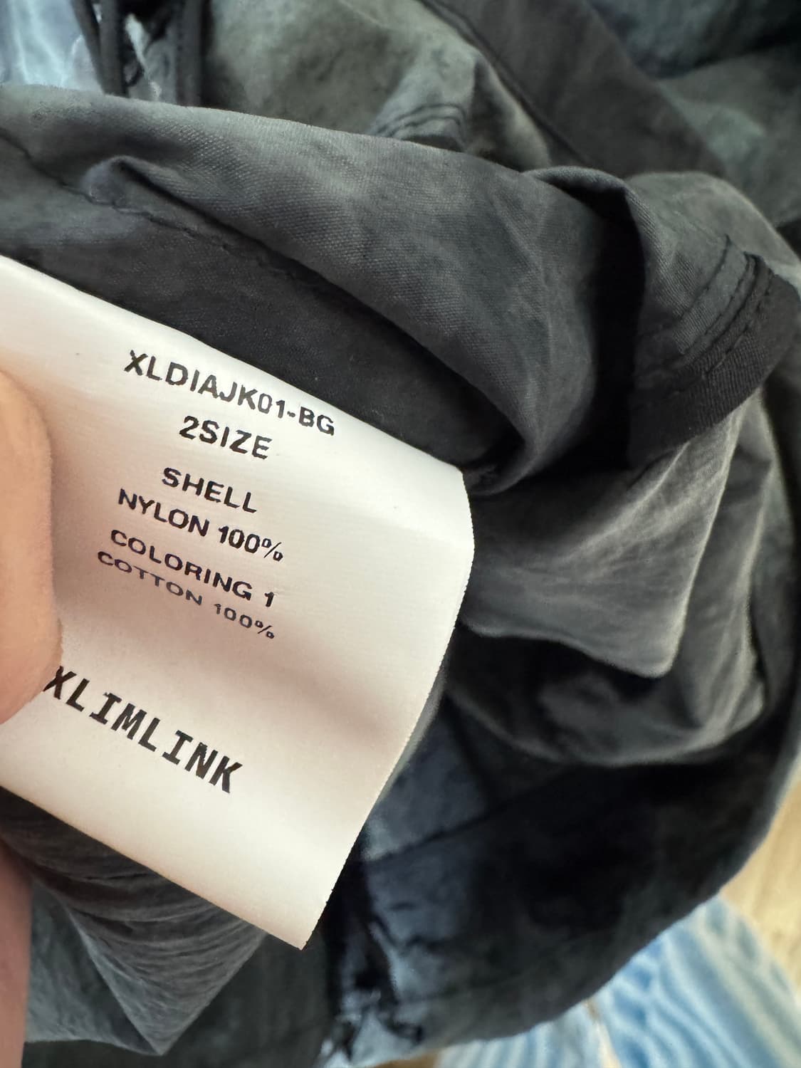 xlim 디아블로 윈드브레이커 블랙2 상품이미지3