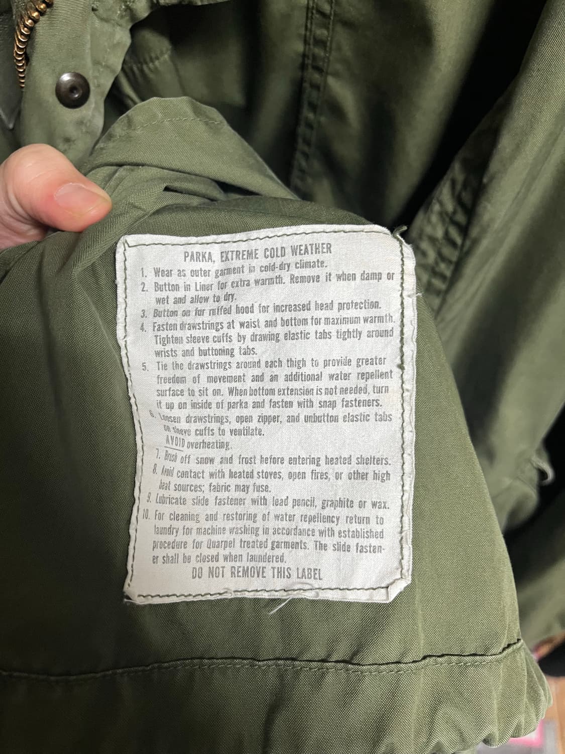 OS) 오리지널 m65 피쉬테일 파카 상품이미지3