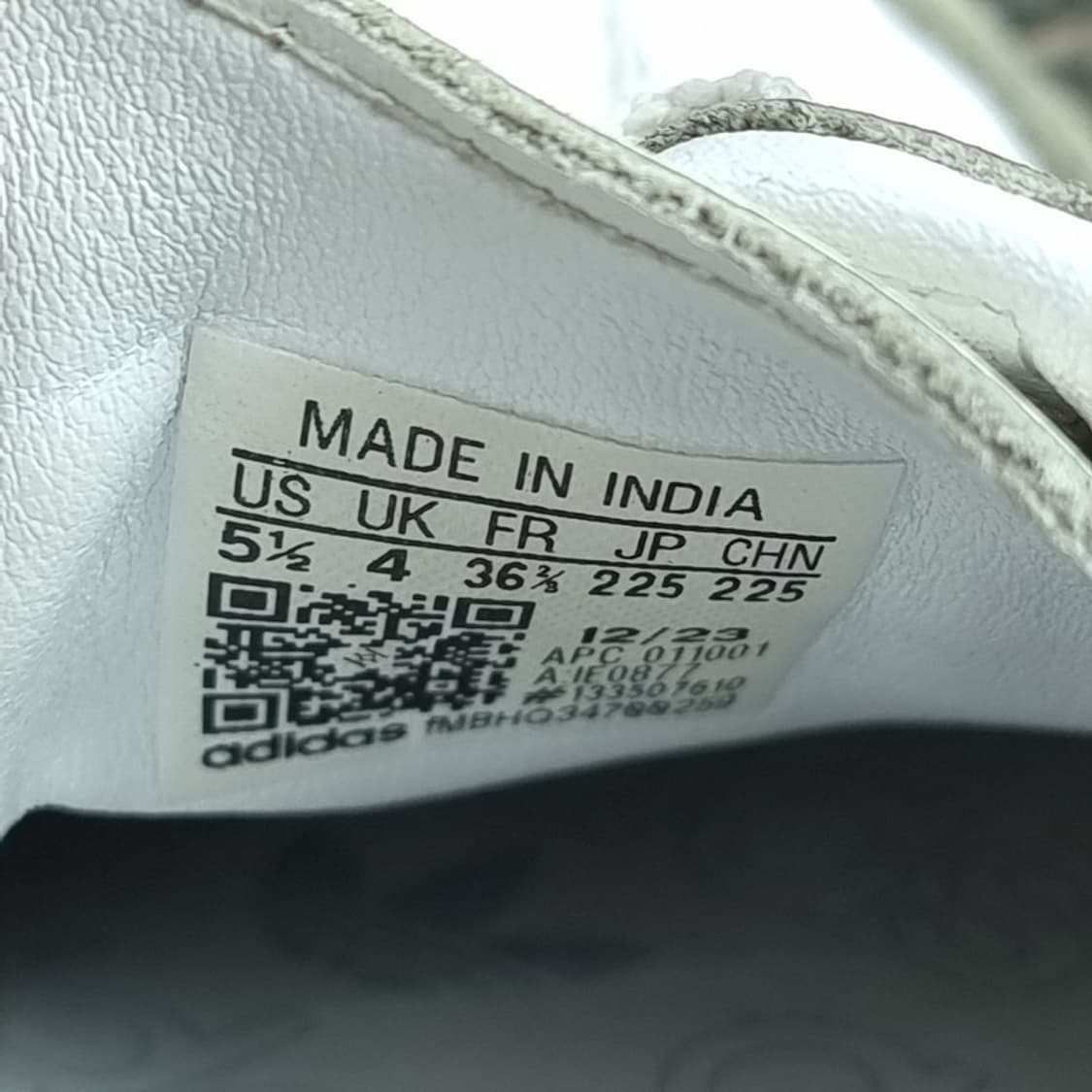 [아디다스] 삼바 화이트 그레이 M18174 상품이미지10