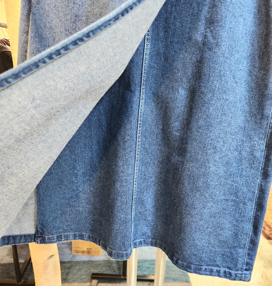 26-27)일본판 LEE x 유나이티드 애로우즈 랩 데님 스커트 상품이미지4