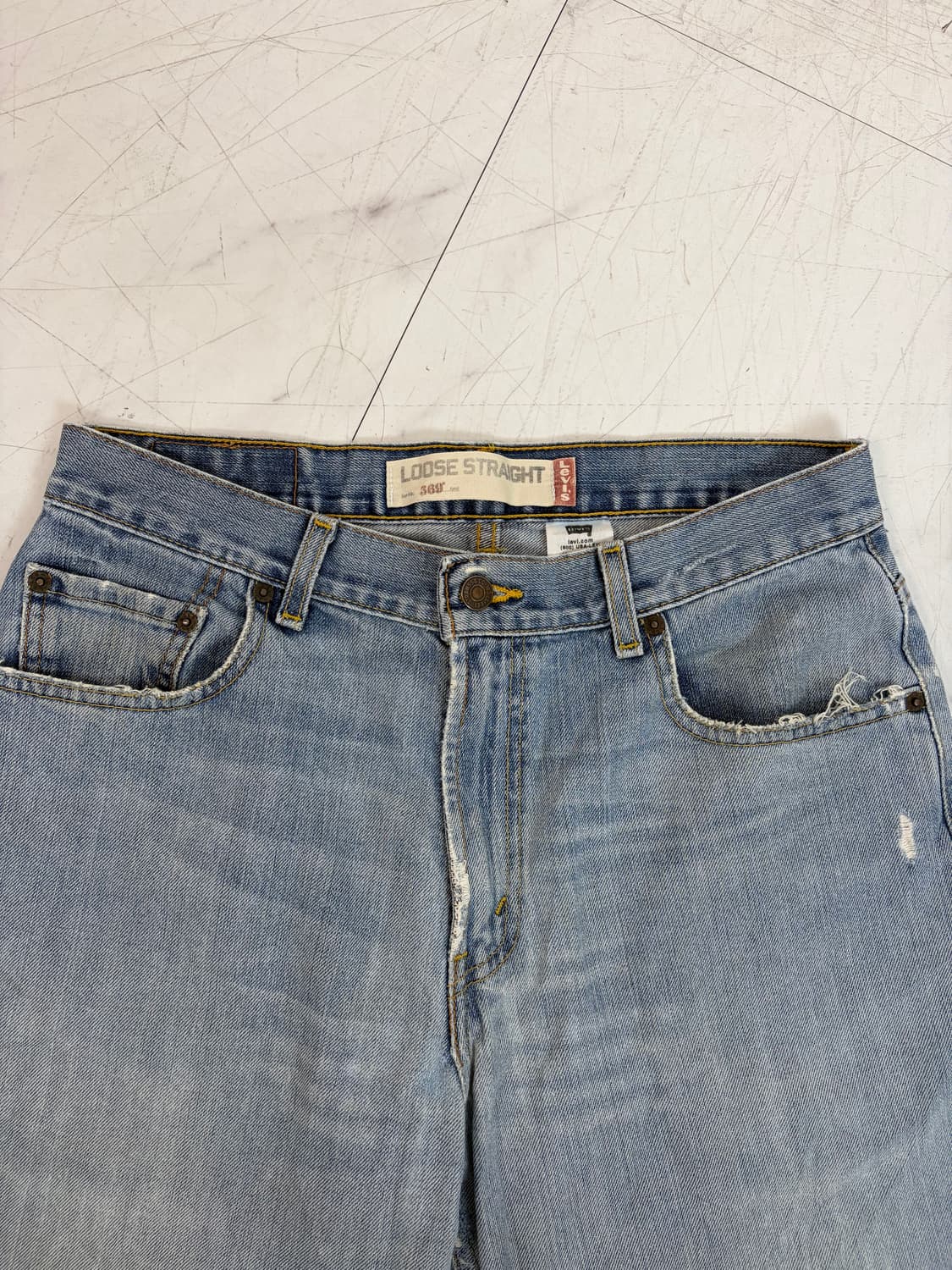 a589) 30 리바이스569 루즈스트레이트 데님/청바지 상품이미지8