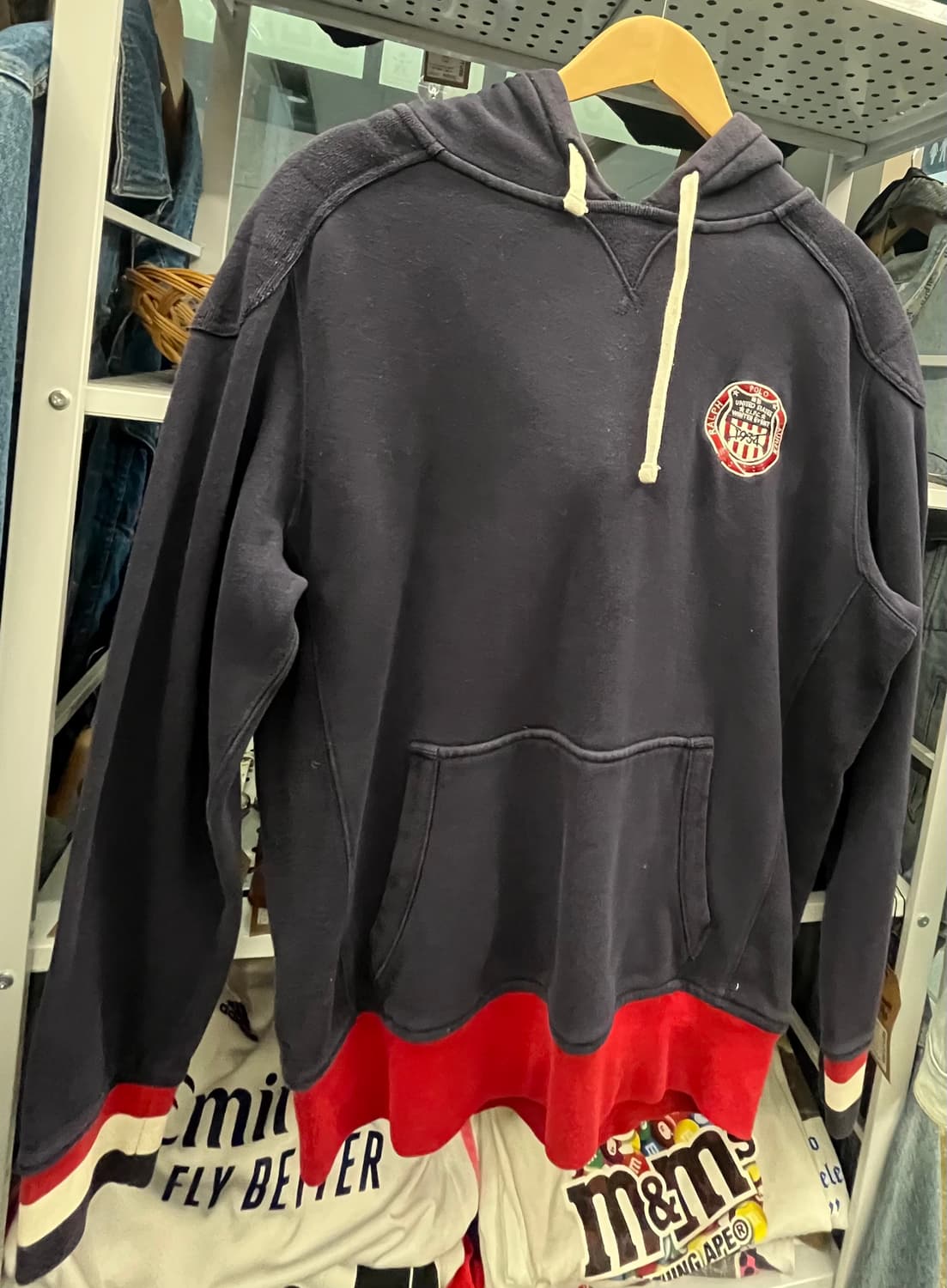 00s 폴로 랄프로렌 네이비 후드티 상품이미지3