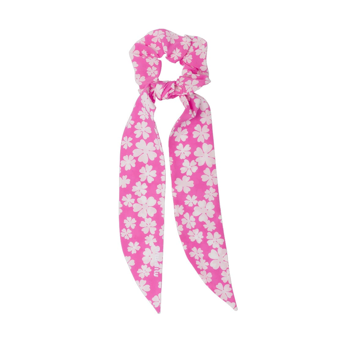 새상품 미우미우 헤어밴드 스크런치 스카프 곱창 핑크 컬러 상품이미지2