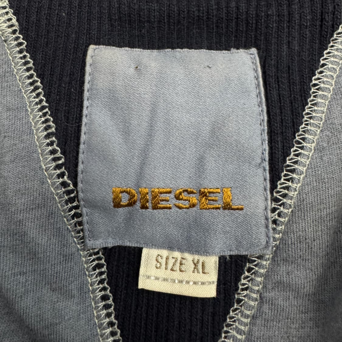 디젤 풀오버 나일론 레더도킹 바람막이 자켓 상품이미지7