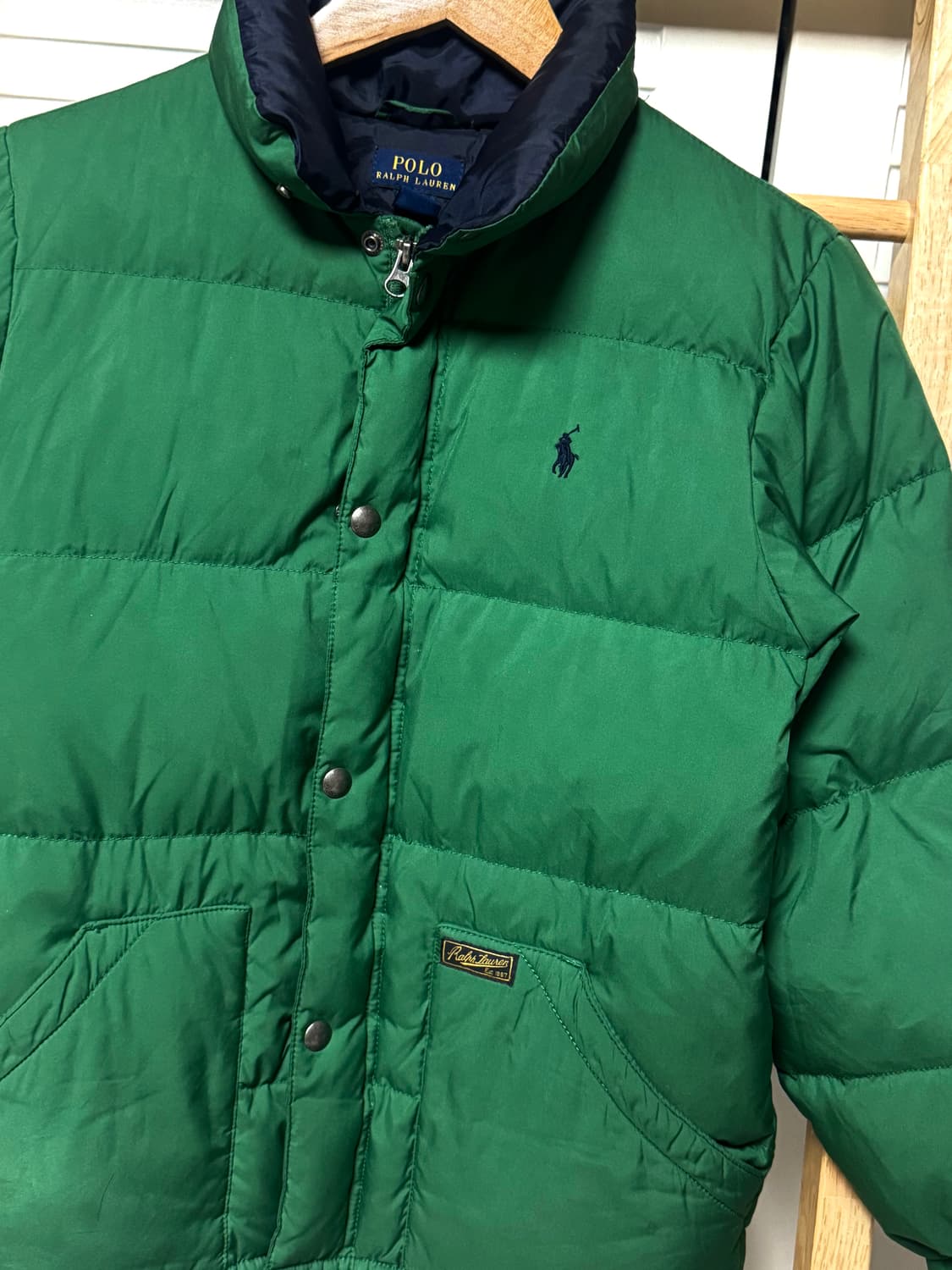 폴로 랄프러렌 푸퍼 패딩 자켓 딥그린 상품이미지3