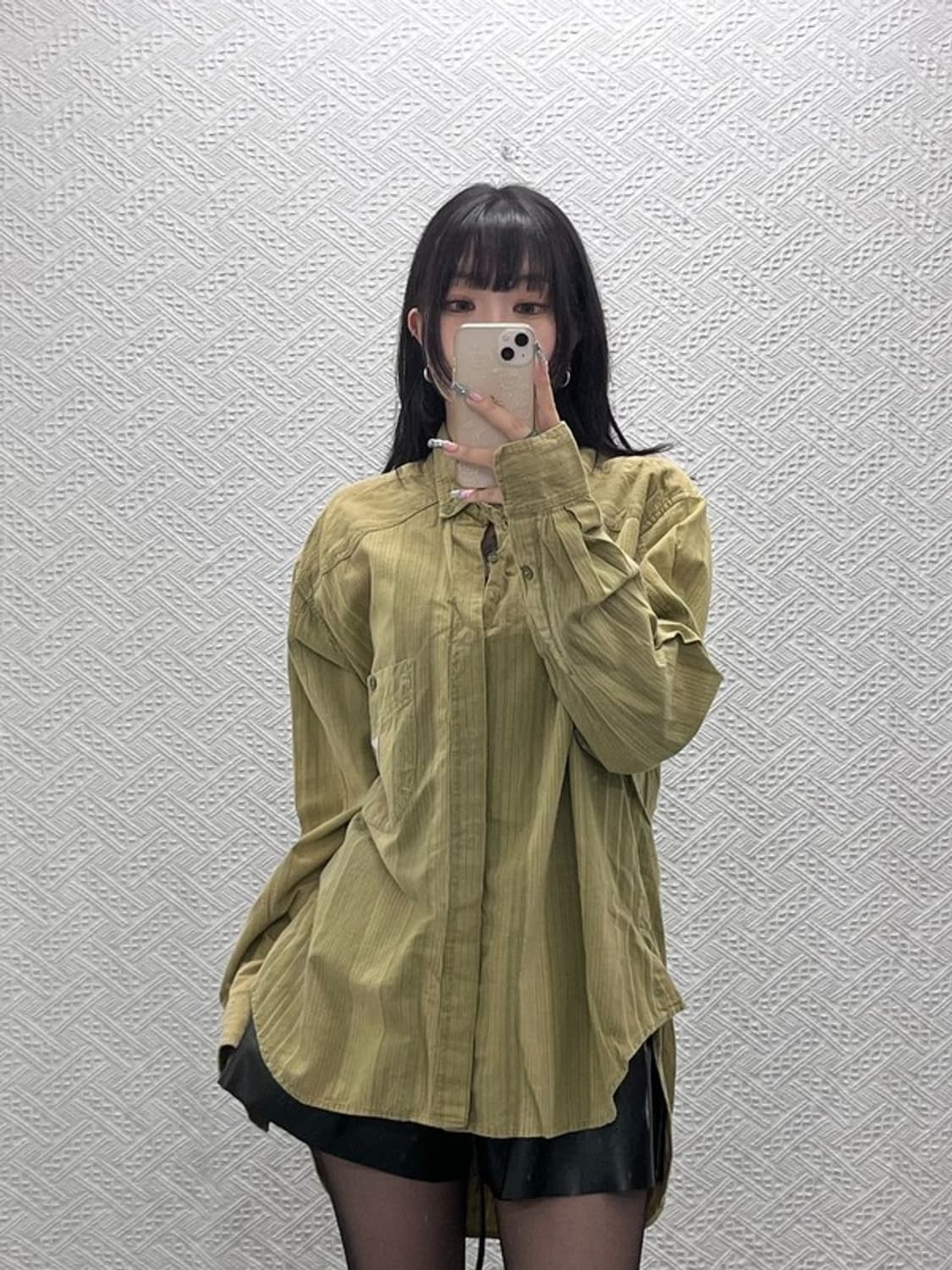 칼하트 컨트리 웨스턴 빈티지 스트라이프 오버핏 셔츠 L C12656 상품이미지2