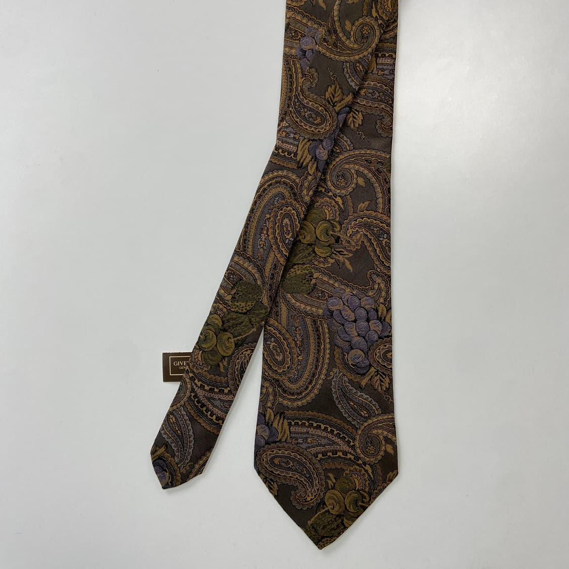 택달린 미사용품 지방시 정품 명품 페이즐리 넥타이 (GIVENCHY) 상품이미지1