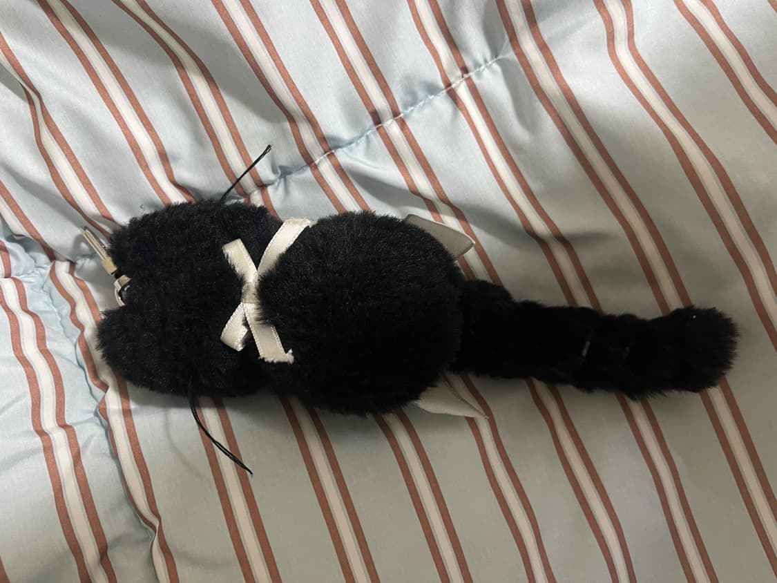 나만없어 토슈즈 냥이 키링 블랙 상품이미지3