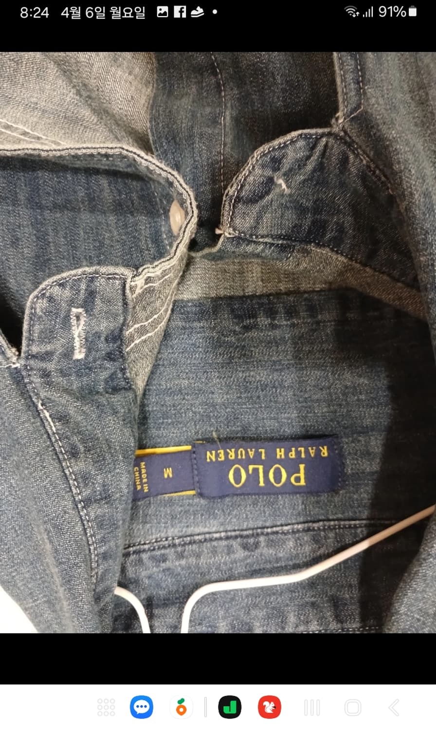 랄프로렌 리본타이 청 데님 자켓 상품이미지3