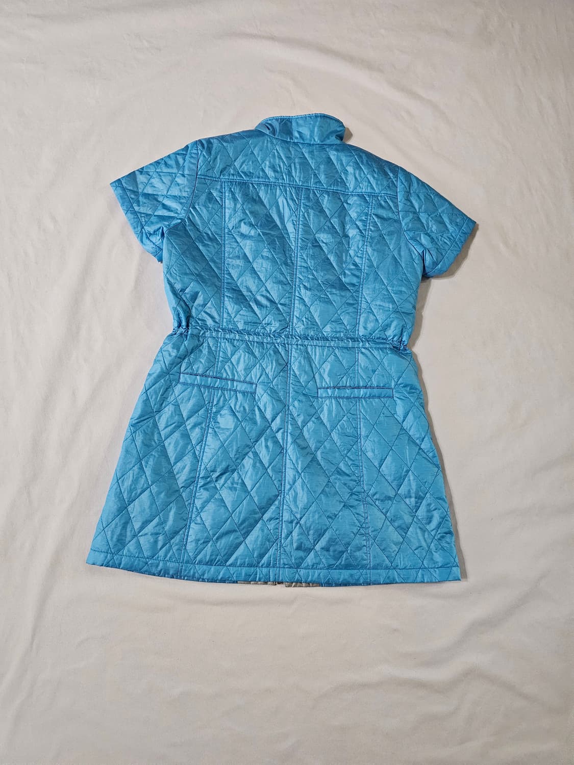 [38] 일본 랑방 스포츠 골프 반팔 퀼팅 패딩 집업 원피스 자켓 상품이미지4