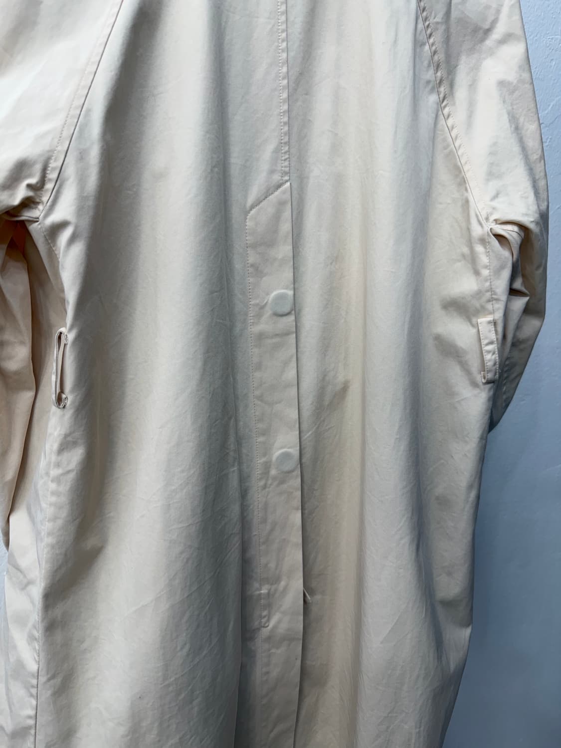 정품) 시스템 SYSTEM 한섬 아이보리 트렌치코트 82 상품이미지7