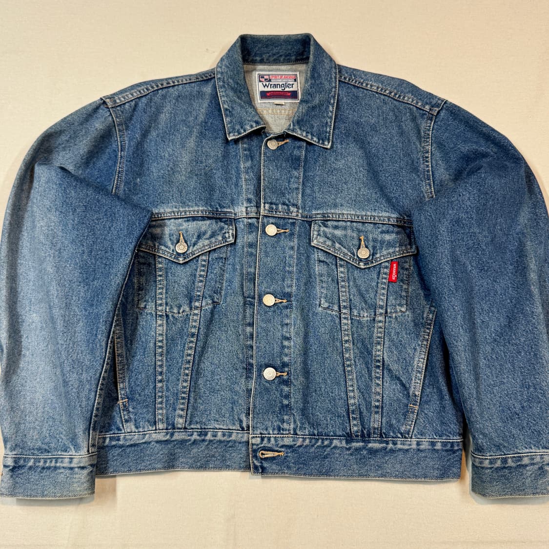 M) WRANGLER 랭글러 빈티지 데님 청 자켓 상품이미지2